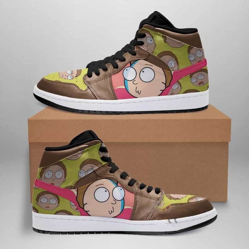 Rick And Morty Custom Air Jordan Shoes 5 Rick And Morty Custom Air Jordan Shoes