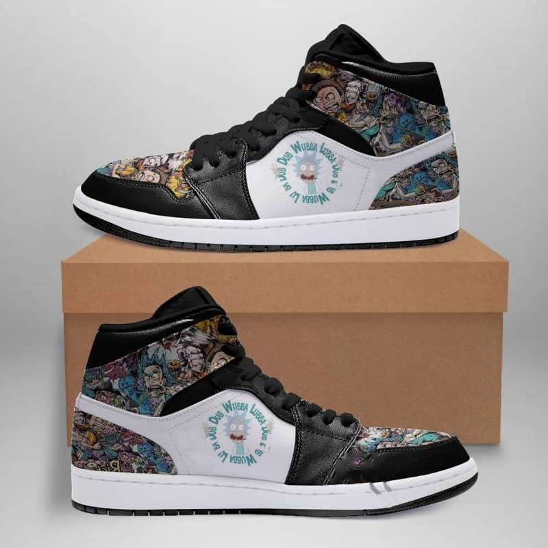 Rick And Morty Custom Air Jordan Shoes 8 Rick And Morty Custom Air Jordan Shoes