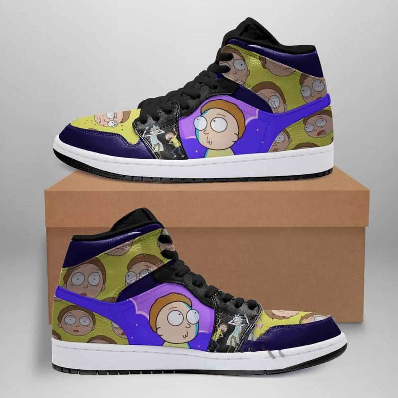 Rick And Morty Custom Air Jordan Shoes - Animetrium