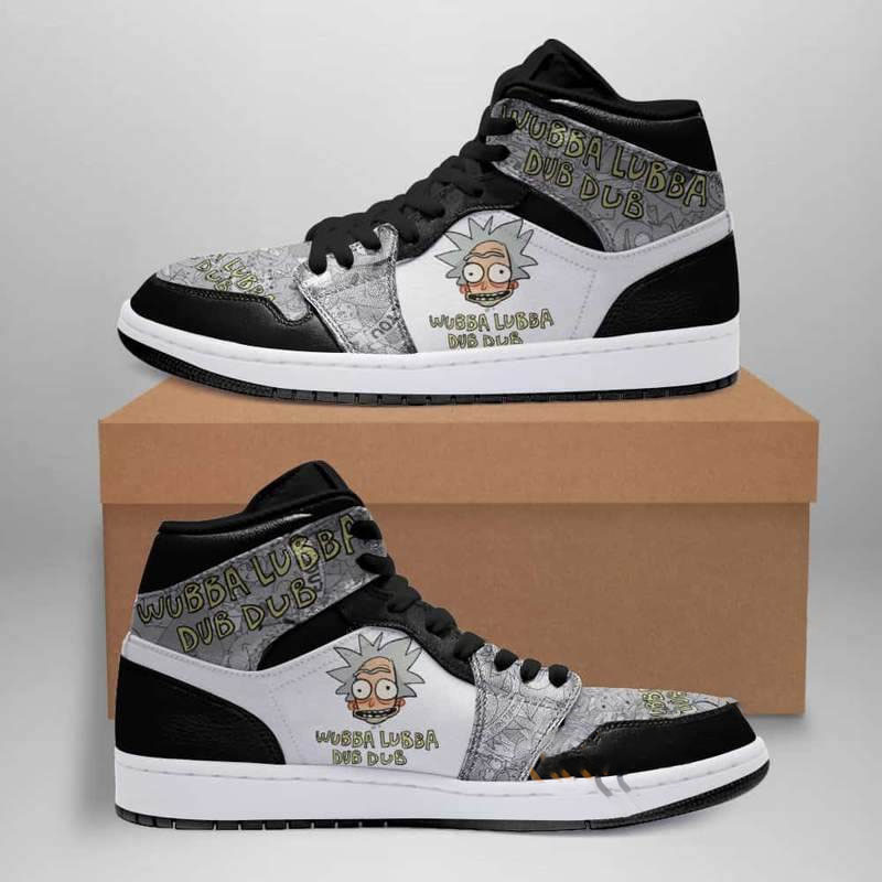 Rick And Morty Custom Air Jordan Shoes 2 Rick And Morty Custom Air Jordan Shoes