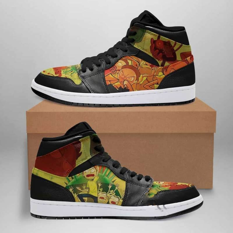 Rick And Morty Custom Air Jordan Shoes