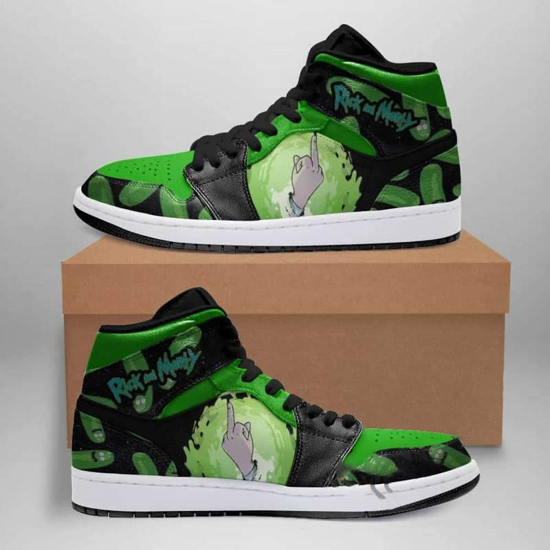 Rick And Morty Custom Air Jordan Shoes