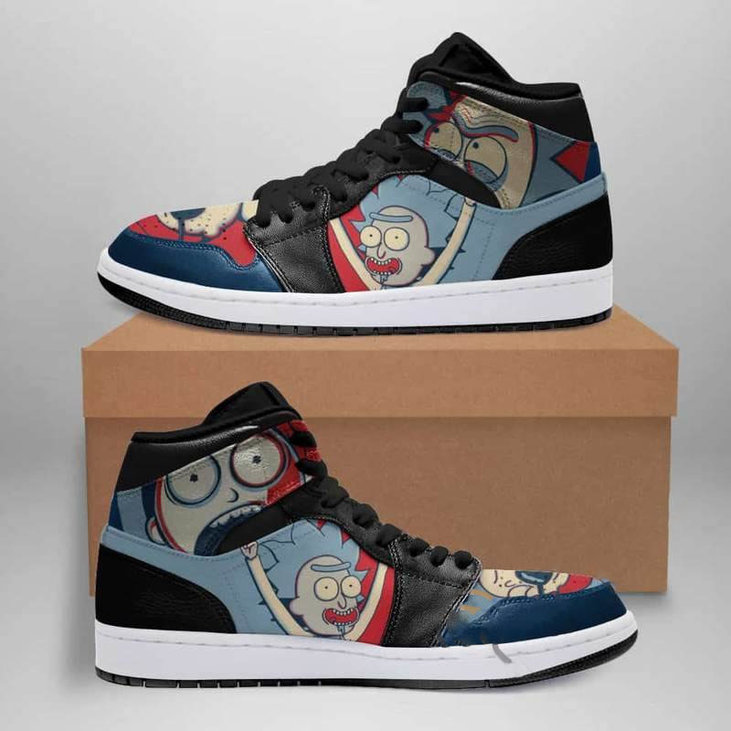 Rick And Morty Custom Air Jordan Shoes 2 Rick And Morty Custom Air Jordan Shoes