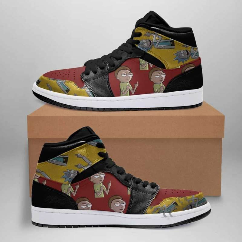 Rick And Morty Custom Air Jordan Shoes