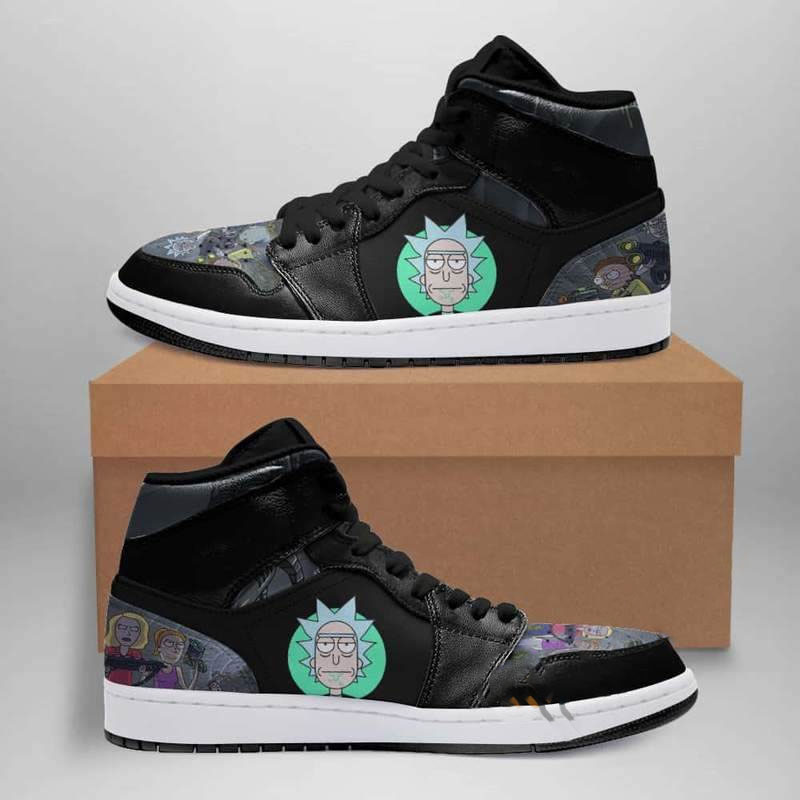 Rick And Morty Custom Air Jordan Shoes