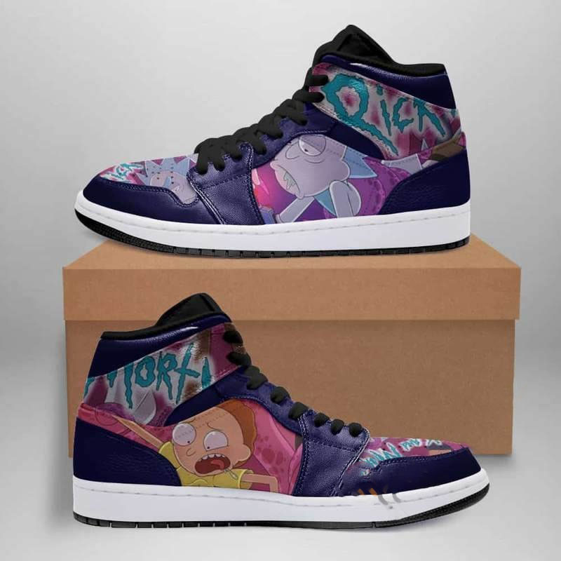 Rick And Morty Custom Air Jordan Shoes