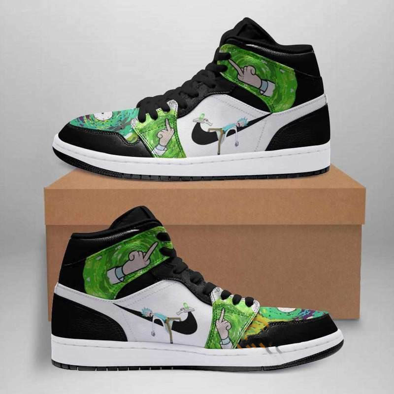 Rick And Morty 20 Custom Air Jordan Shoes 4 Rick And Morty 20 Custom Air Jordan Shoes