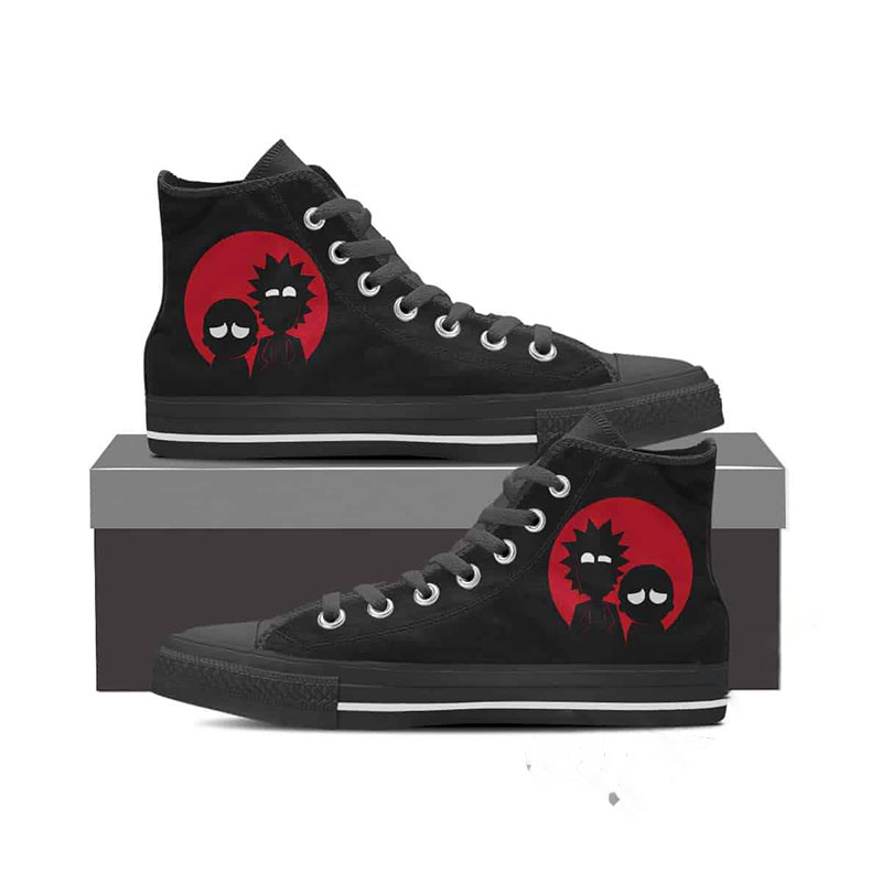 Rick And Morty High Top Shoes