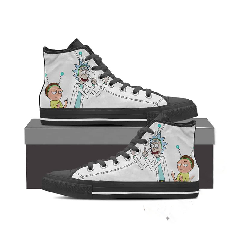 Rick And Morty High Top Shoes 9 Rick And Morty High Top Shoes