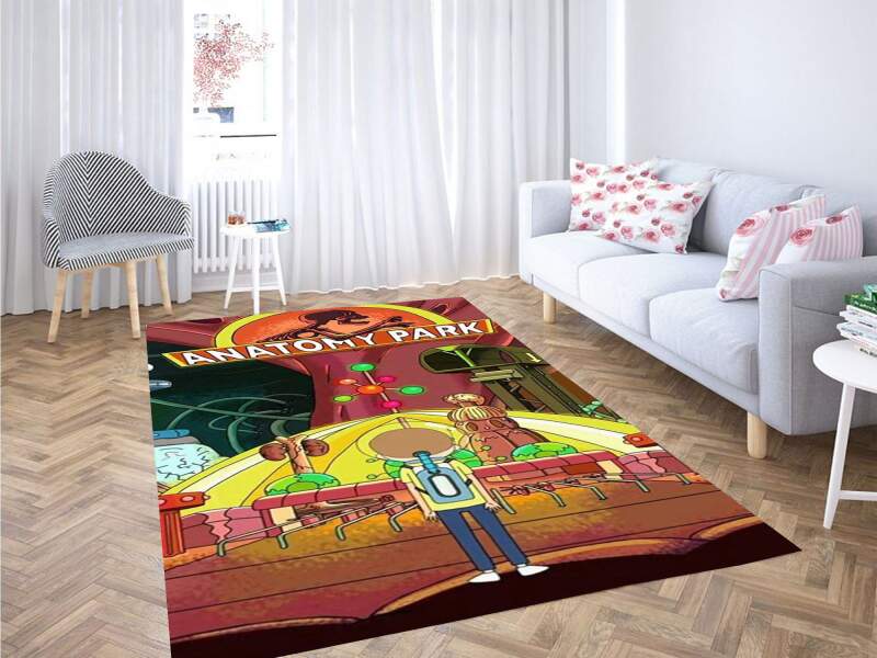 Rick And Morty Anatomy Park Carpet Rug