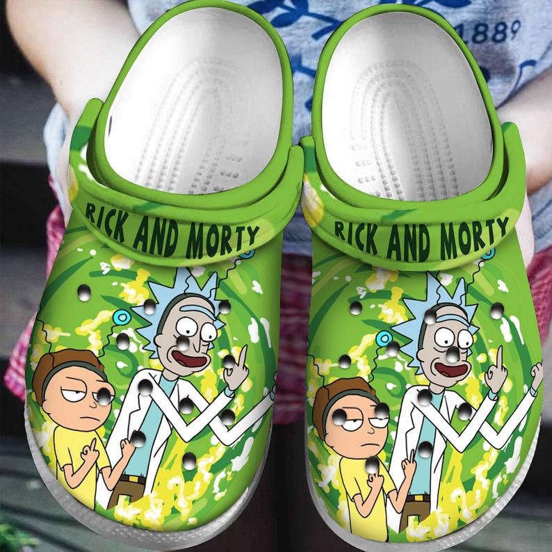 Rick And Morty Comfortable For Mens Womens Classic Water Crocs Clog Shoes