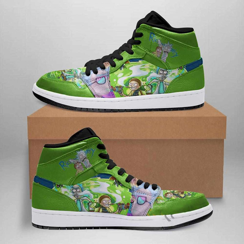 Rick And Morty Custom Air Jordan Shoes 6 Rick And Morty Custom Air Jordan Shoes