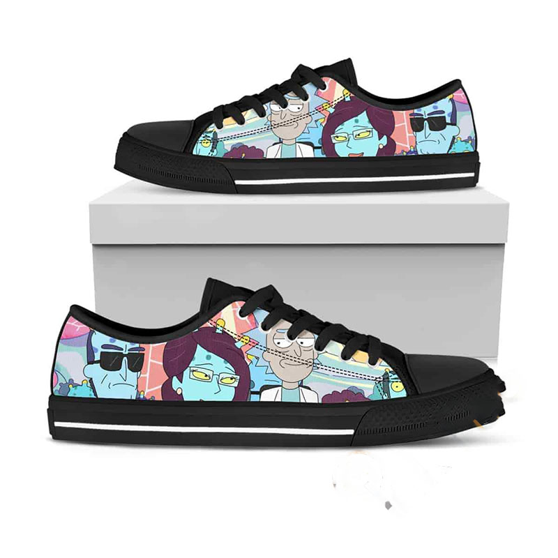 Rick And Morty Low Top Shoes