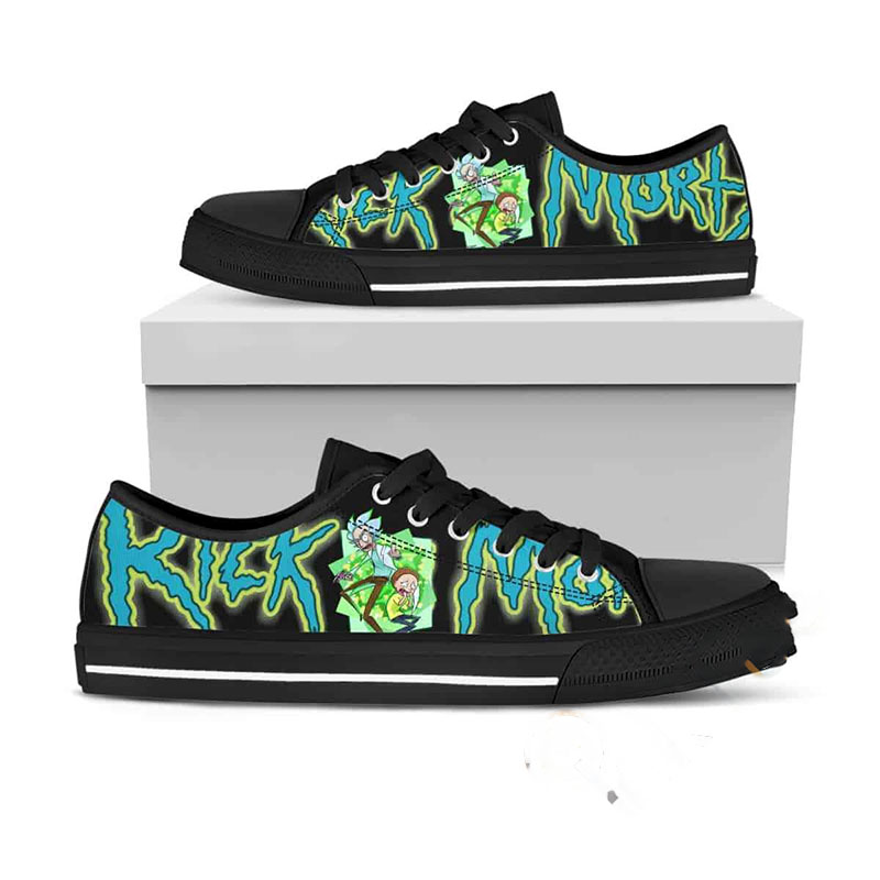 Rick And Morty Animated TV Series Low Top Shoes