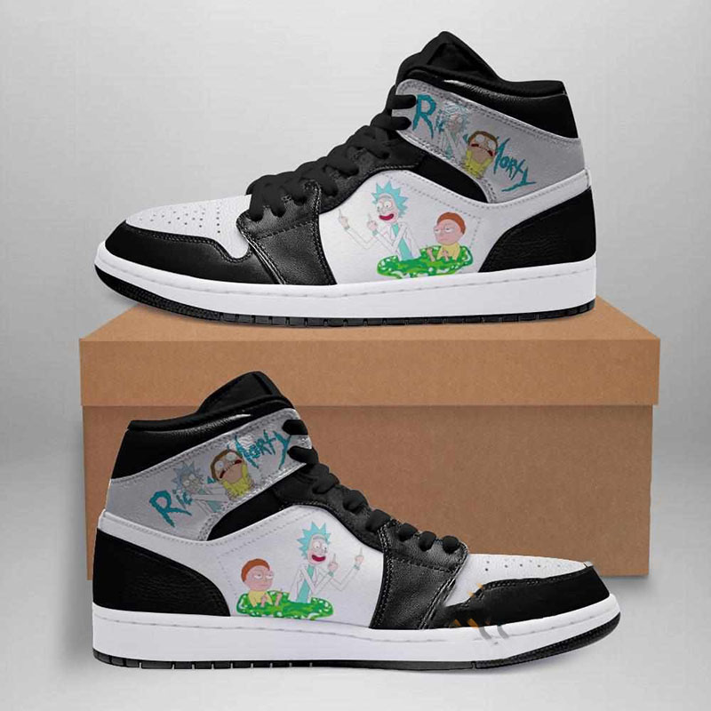 Rick And Morty Custom Air Jordan Shoes