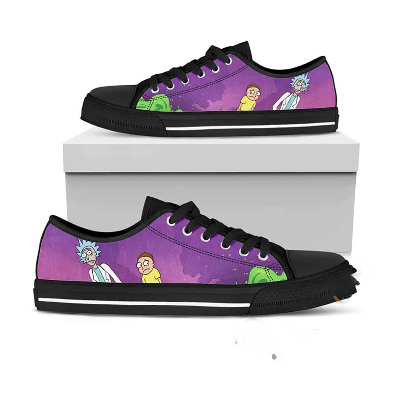 Rick And Morty Low Top Shoes