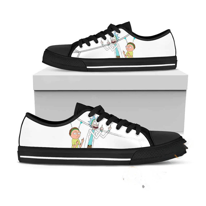 3D Rick And Morty Custom Low Top Shoes
