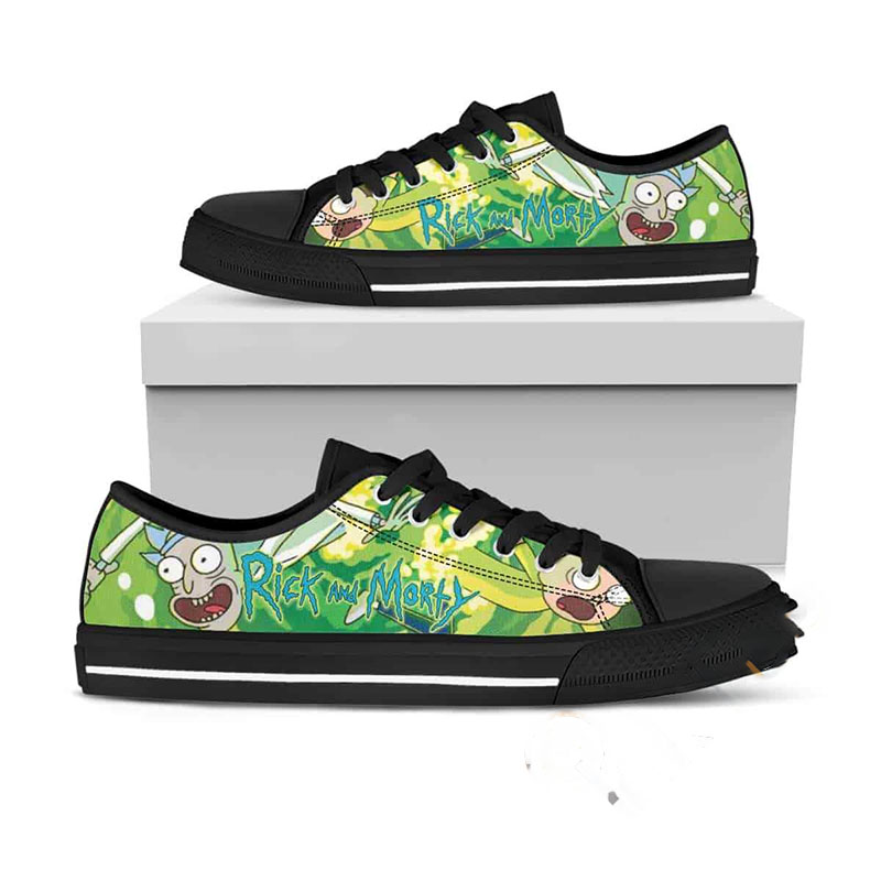 Rick And Morty Low Top Shoes