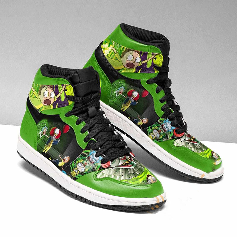 Rick And Morty Custom Air Jordan Shoes