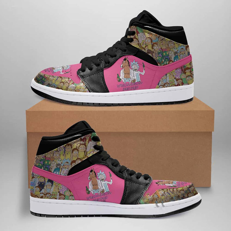 Rick And Morty Custom Air Jordan Shoes 12 Rick And Morty Custom Air Jordan Shoes