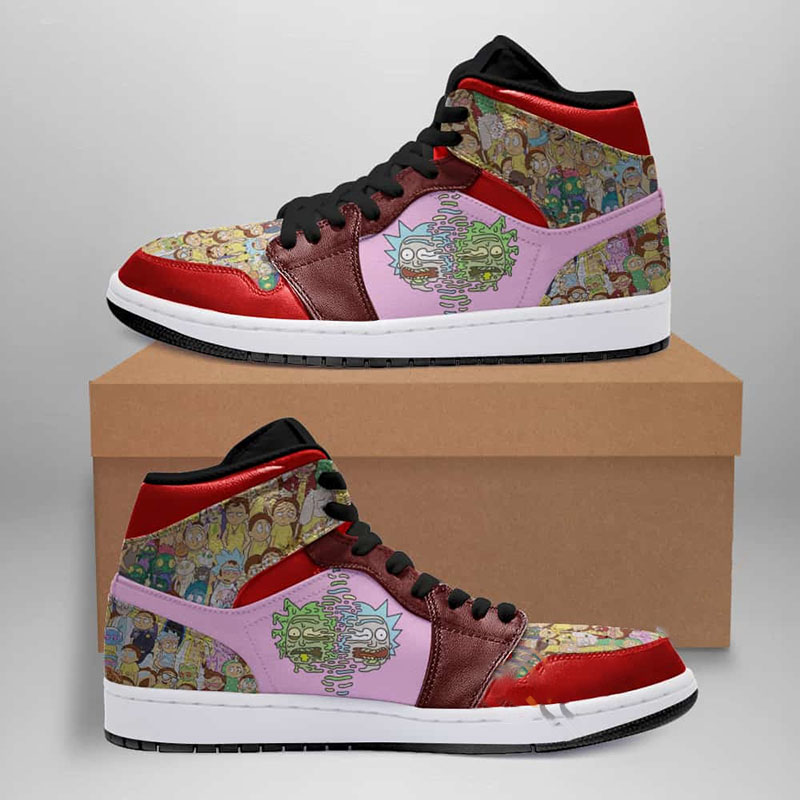Rick And Morty Custom Air Jordan Shoes