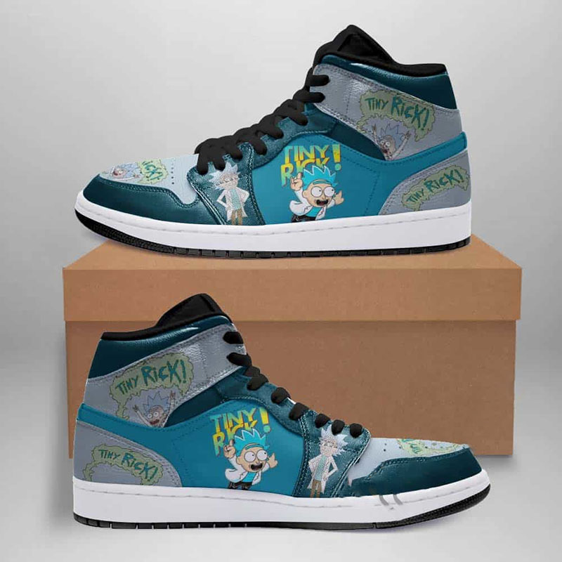 Rick And Morty Custom Air Jordan Shoes 12 Rick And Morty Custom Air Jordan Shoes