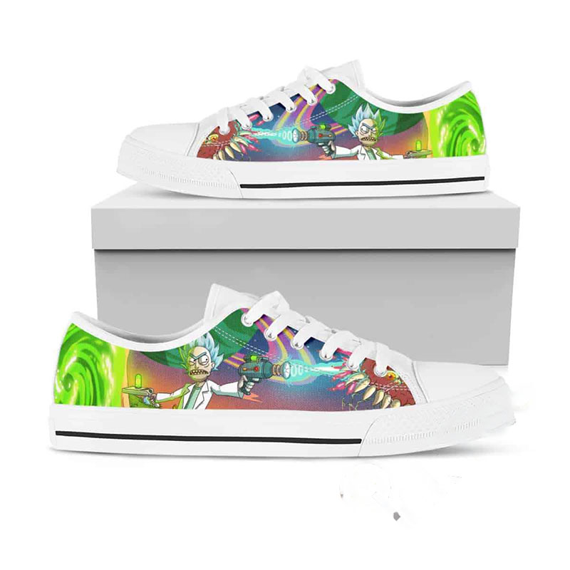 Rick And Morty Low Top Shoes