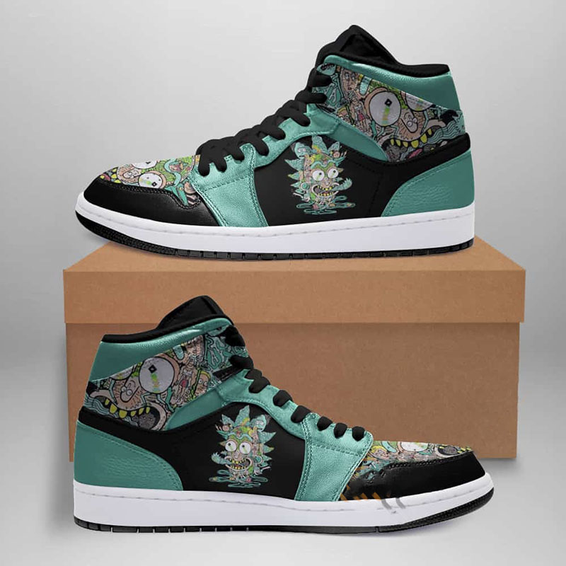 Rick And Morty Custom Air Jordan Shoes