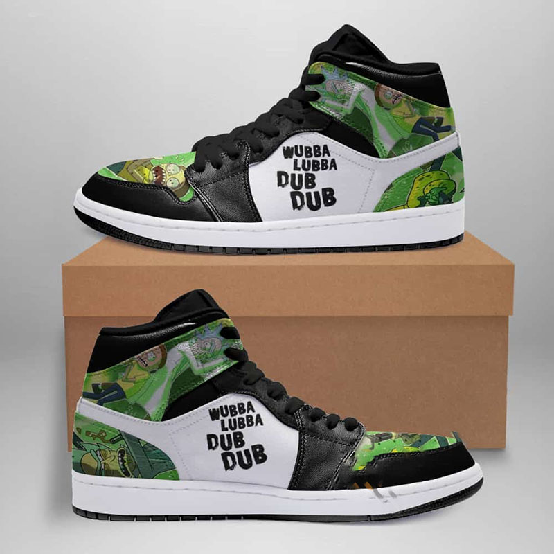 Rick And Morty Custom Air Jordan Shoes 11 Rick And Morty Custom Air Jordan Shoes