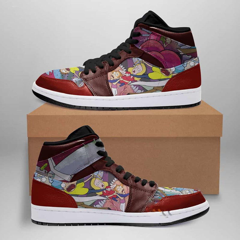 Rick And Morty Custom Air Jordan Shoes