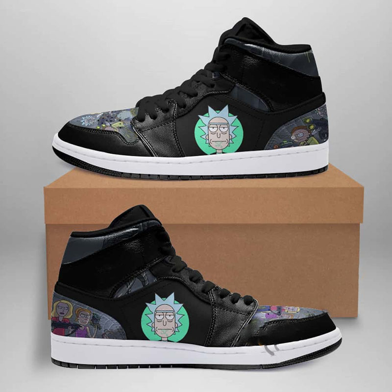 Rick And Morty Custom Air Jordan Shoes