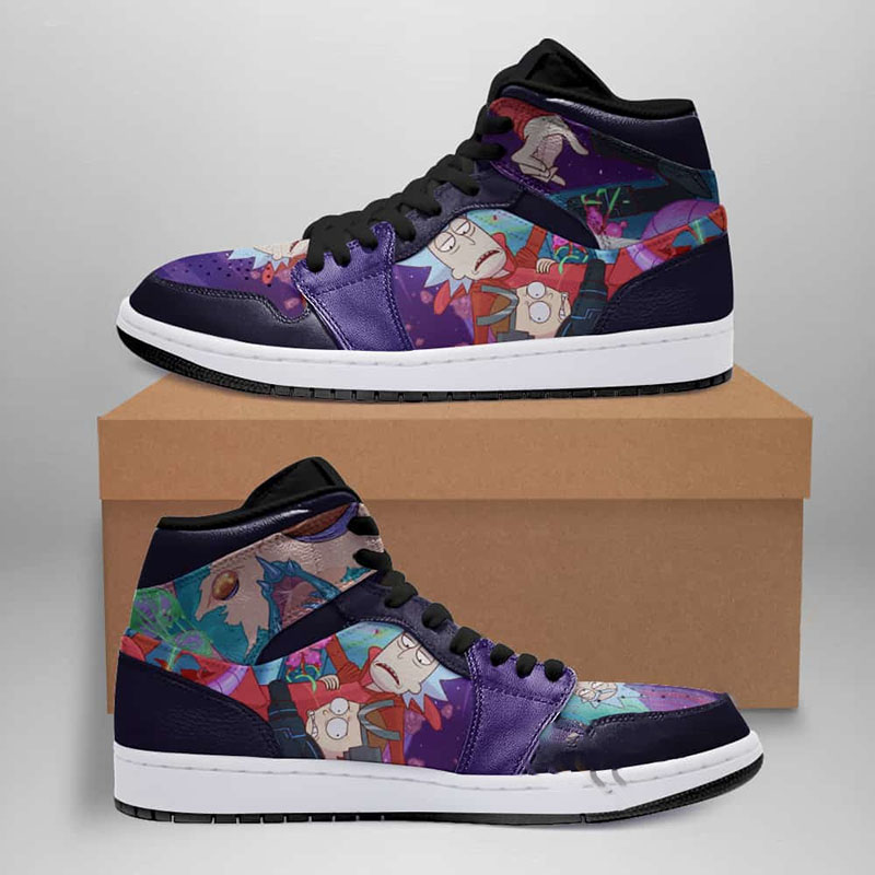 Rick And Morty Custom Air Jordan Shoes