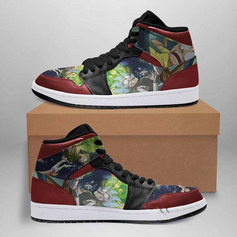 Rick And Morty Custom Air Jordan Shoes