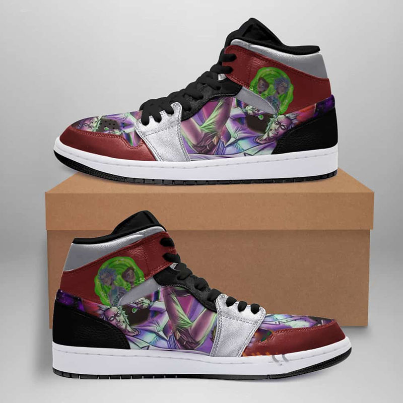Rick And Morty Custom Air Jordan Shoes