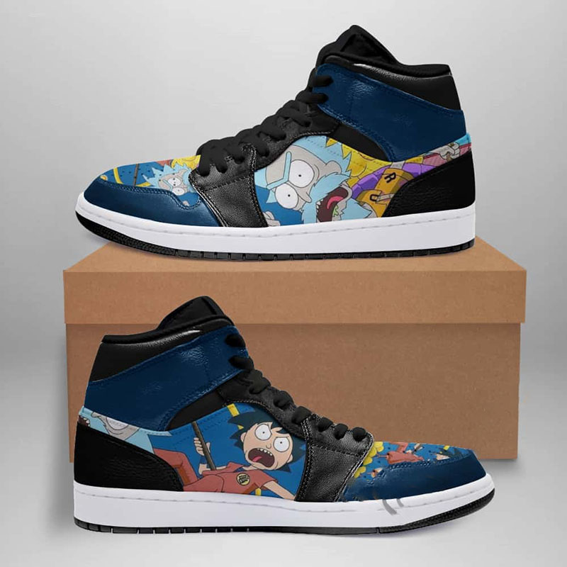 Rick And Morty Custom Air Jordan Shoes