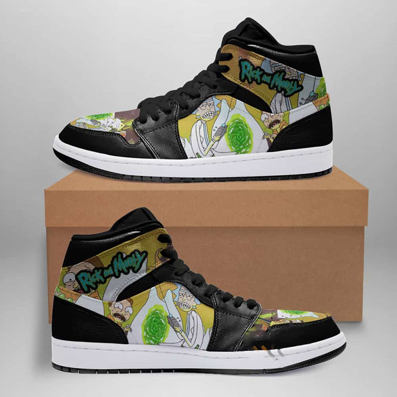 Rick And Morty Custom Air Jordan Shoes