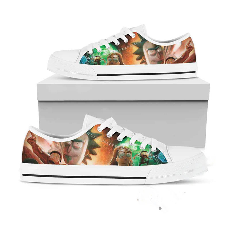 Rick And Morty Low Top Shoes
