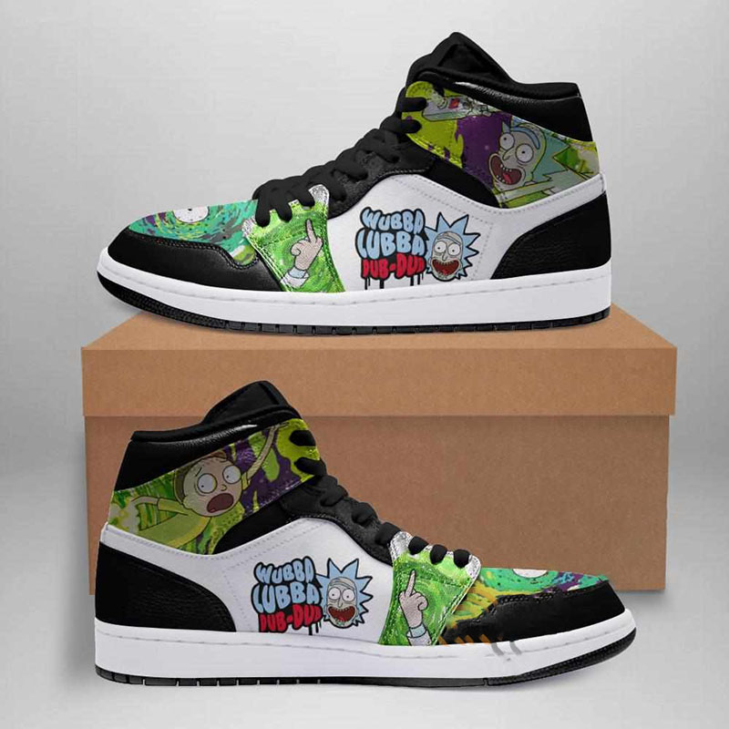 Rick And Morty Custom Air Jordan Shoes 3 Rick And Morty Custom Air Jordan Shoes