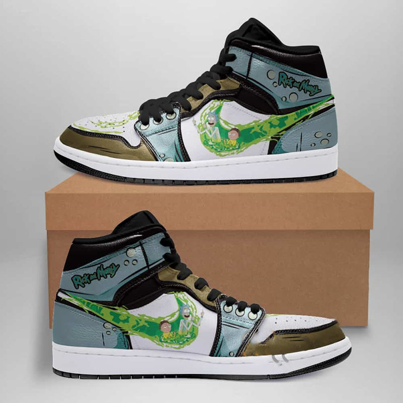 Rick And Morty Peace Among Worlds Custom Air Jordan Shoes 12 Rick And Morty Peace Among Worlds Custom Air Jordan Shoes