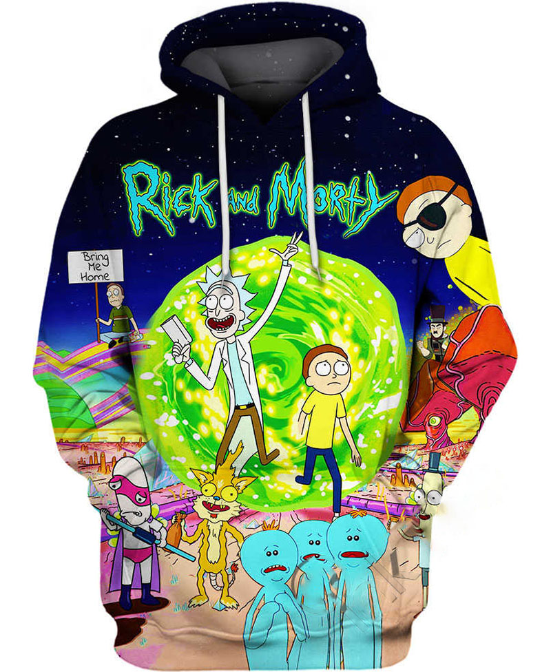 Rick And Morty Series Hoodie 3D 12 Rick And Morty Series Hoodie 3D