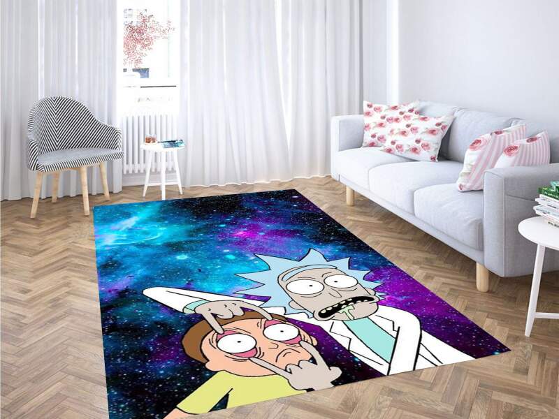 Rick And Morty Wallpaper Phone Carpet Rug