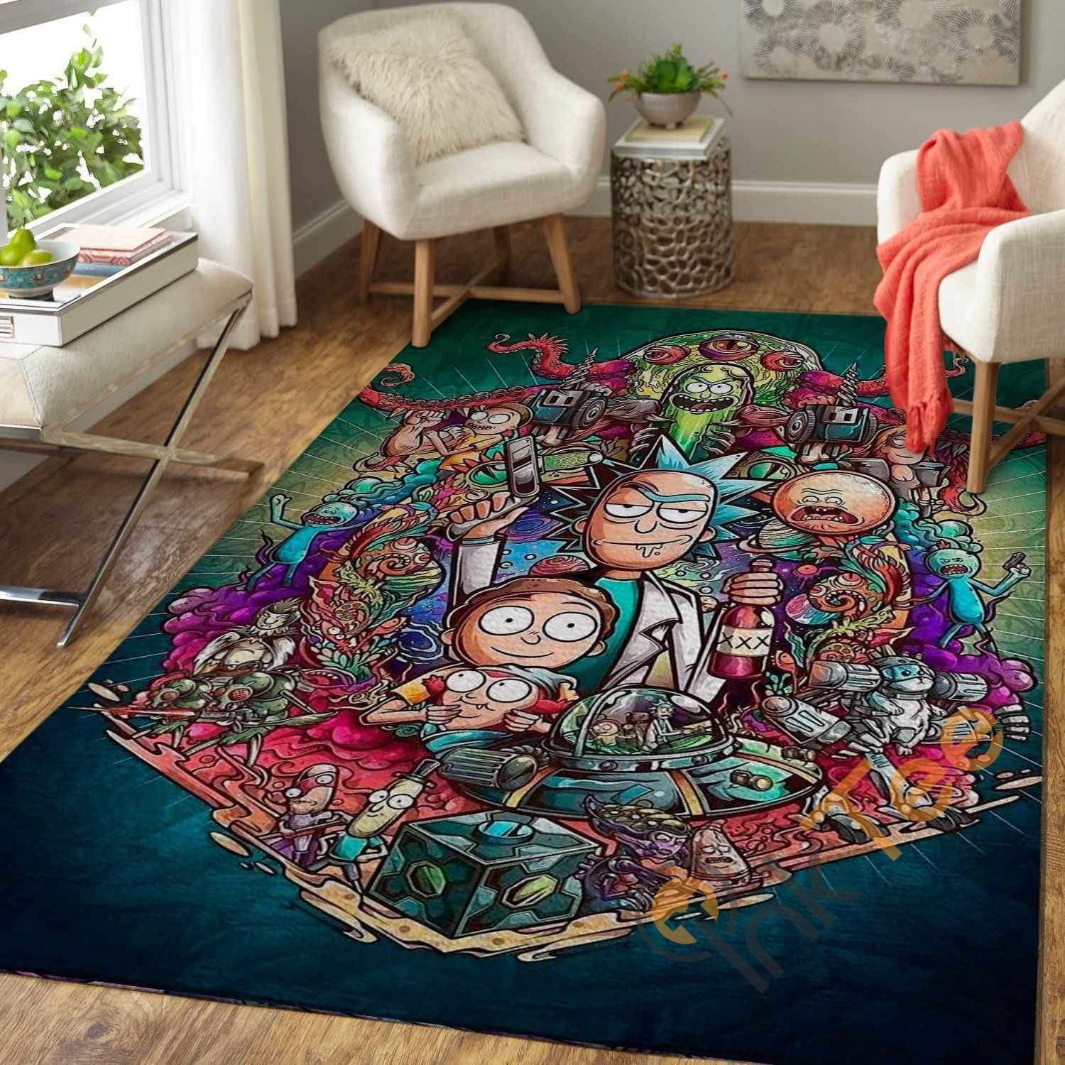 Rick Morty Area Rug 2 Rick Morty Area Rug