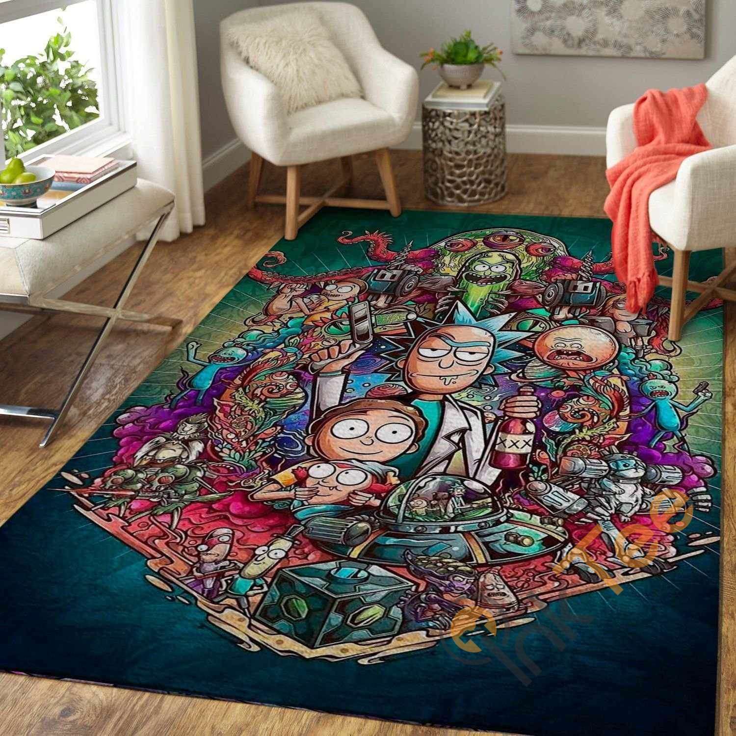 Rick Morty Area Rug 1 Rick Morty Area Rug