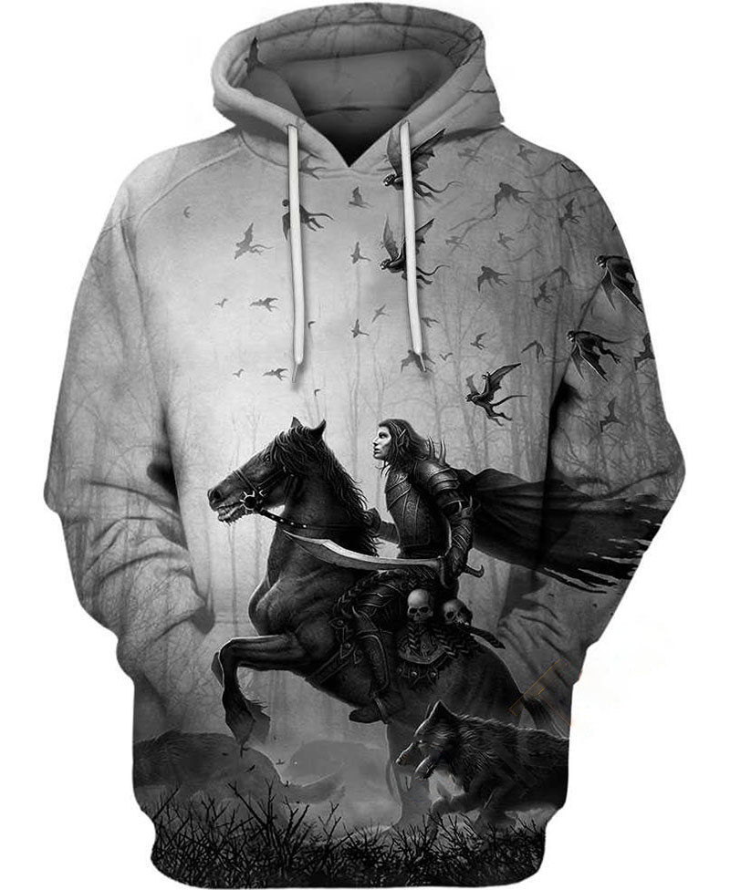 Rider Of The Night Hoodie 3D