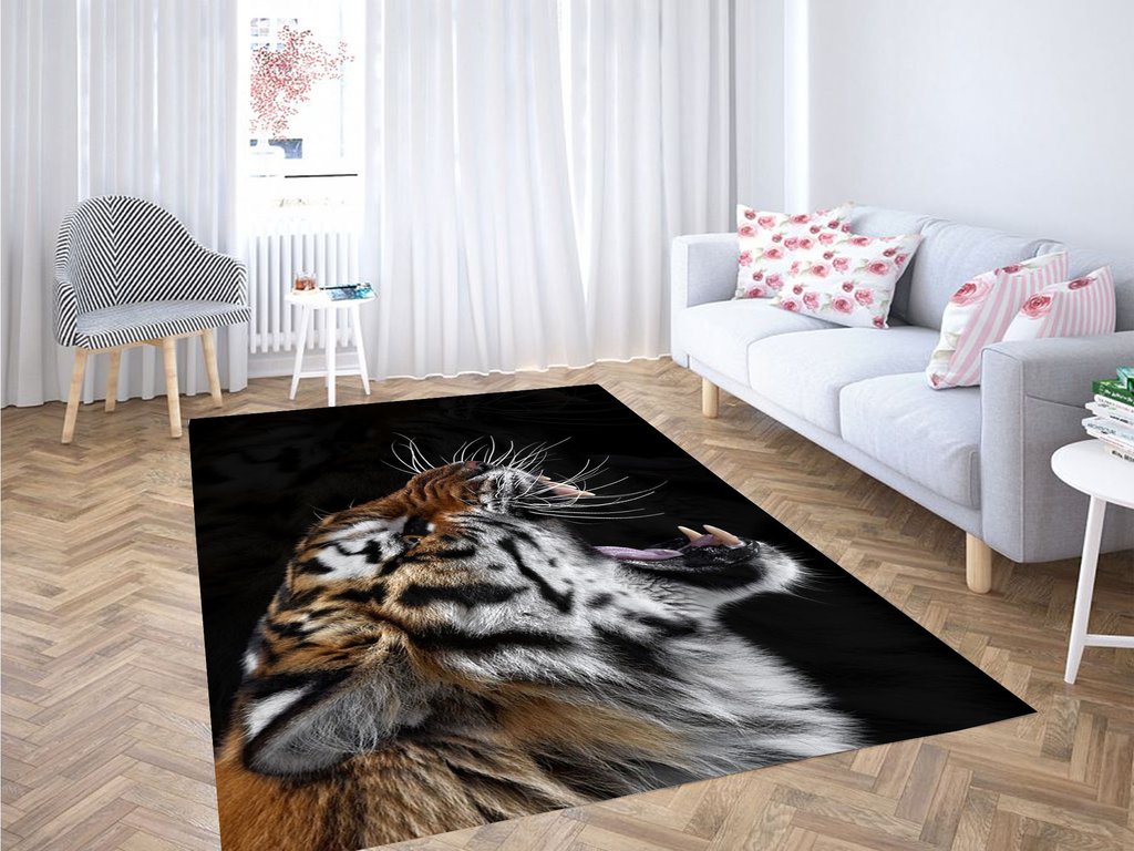 Roar Tiger Living Room Modern Rug