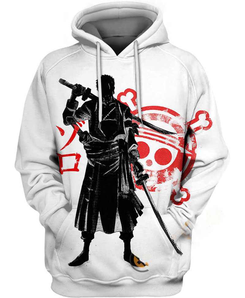 Roronoa Zoro Pirate Hunter Hoodie 3D 1 Roronoa Zoro Pirate Hunter Hoodie 3D