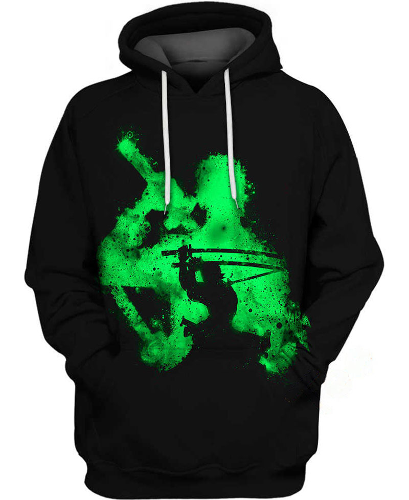 Roronoa Zoro Shadow Hoodie 3D
