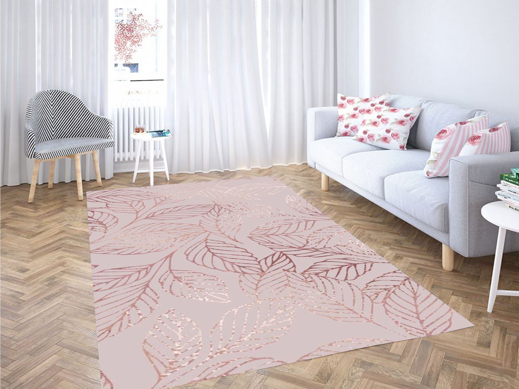 Rose Pink Wallpaper Carpet Rug 1 Rose Pink Wallpaper Carpet Rug
