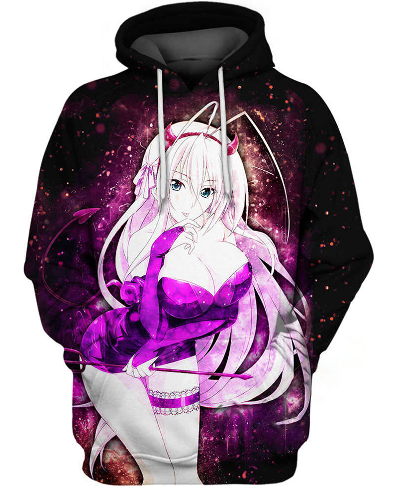 Rossweisse Ahegao Hoodie 3D