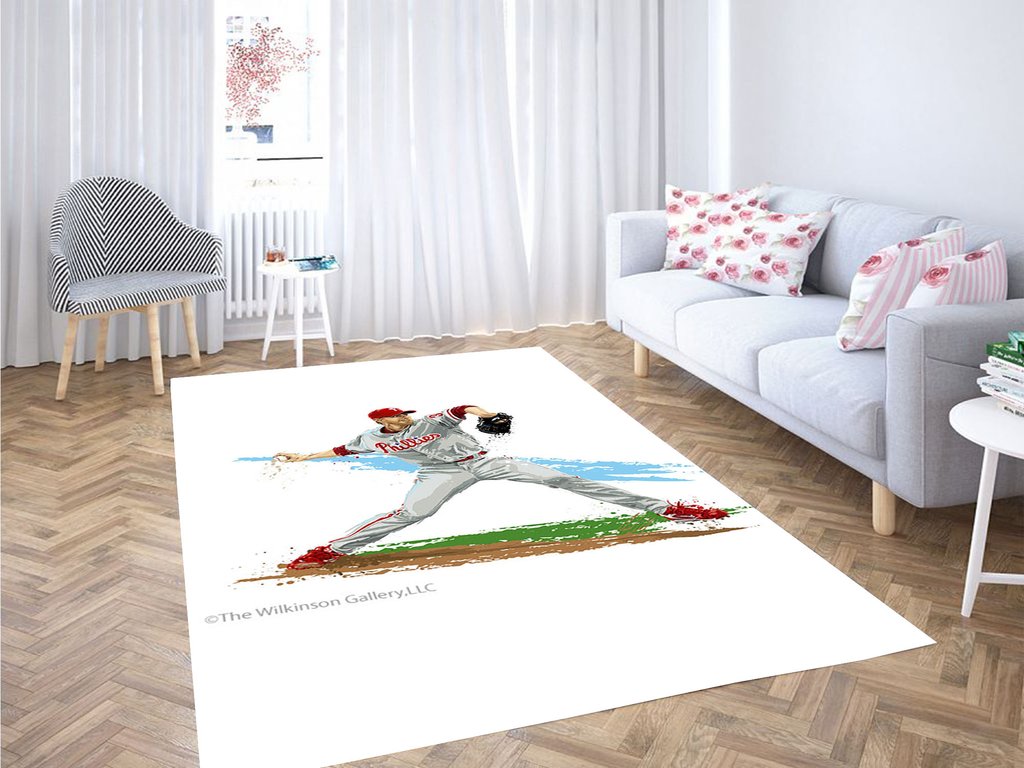 Roy Halladay Living Room Modern Carpet Rug 7 Roy Halladay Living Room Modern Carpet Rug